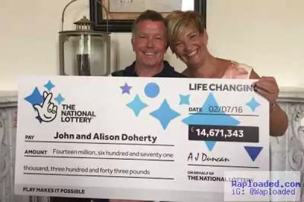 Plumber Returns Back To Fixing Toilets Two Days After Winning £14million Lottery Jackpot